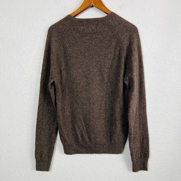 Club Monaco Cashmare V Neck Academic Sweater Brown - XS - Picture 4 of 4